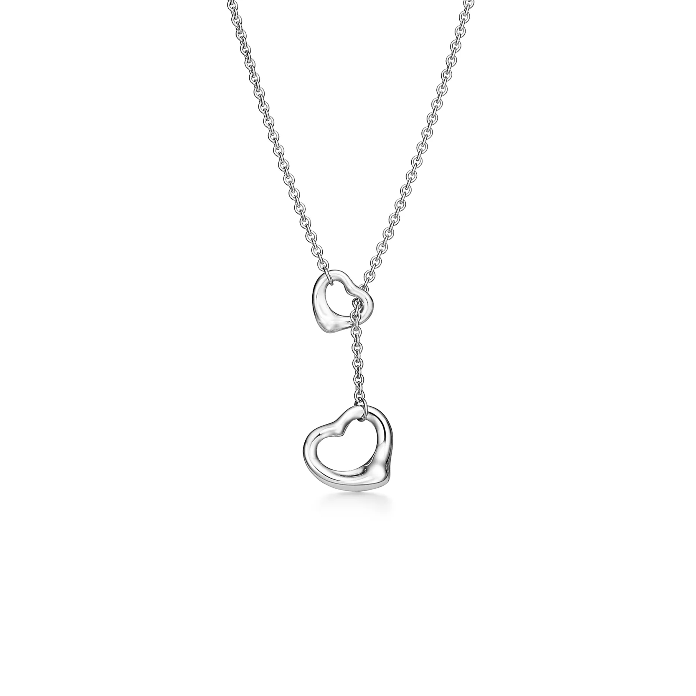 TIFFANY ELSA PERETTI® OPEN HEART LARIAT NECKLACE 60126628